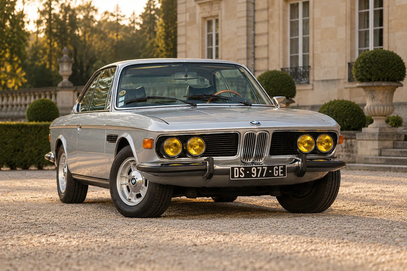 Location BMW 3.0 CS de 1973 pour tournage, cinéma et shooting photo