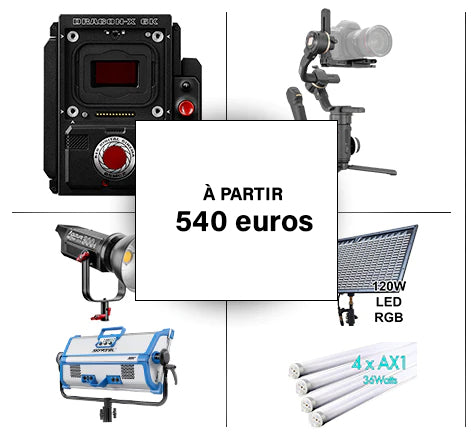 PACK LUMIÈRES & CAMÉRA RED