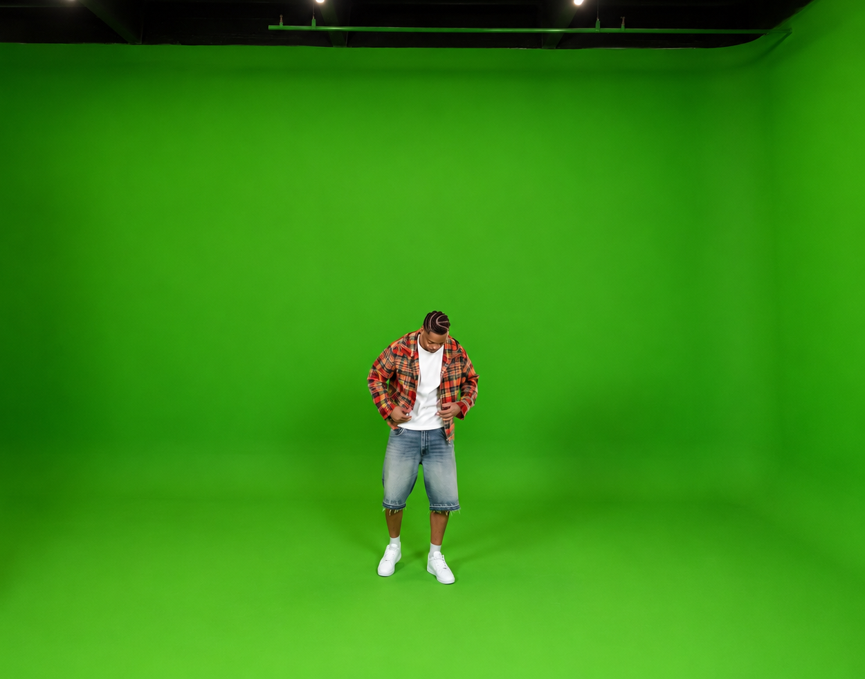 Shooting fond vert